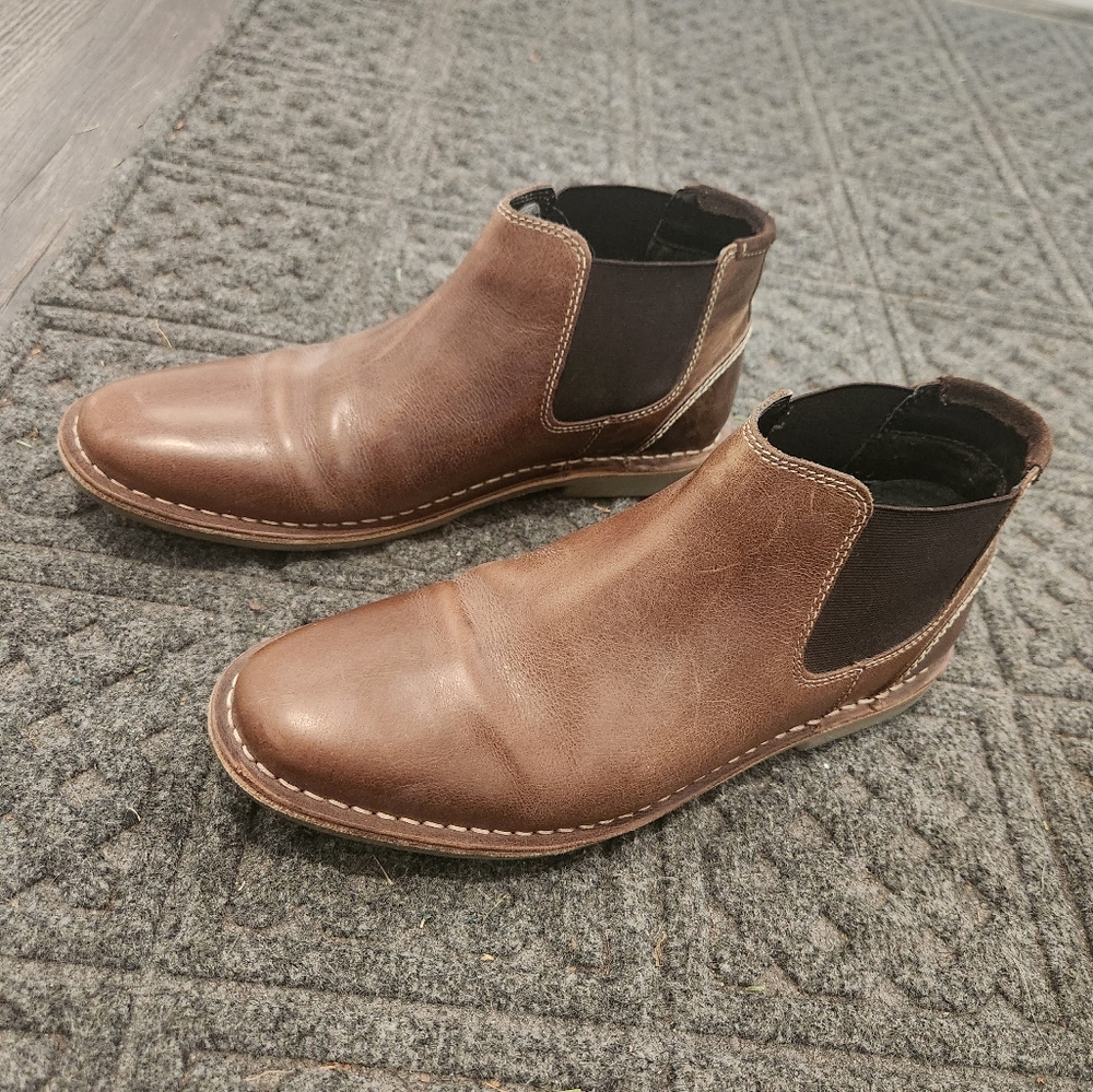 Men's Brown Leather Chelsea Boots